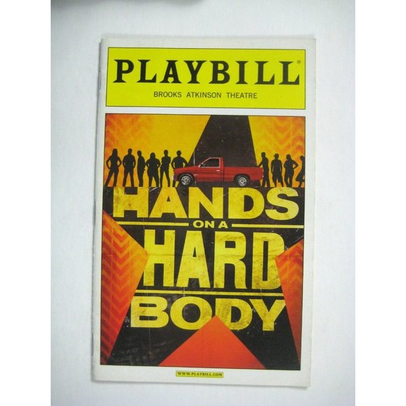 Hands Hard Body Playbill Opening Night March 2013 Keith Carradine Keela Settle - Picture 1 of 7